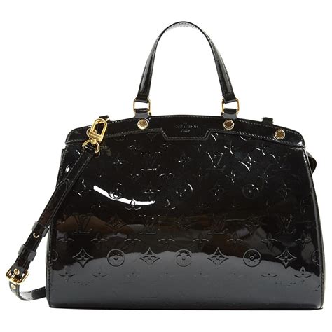 black patent leather louis vuitton purse